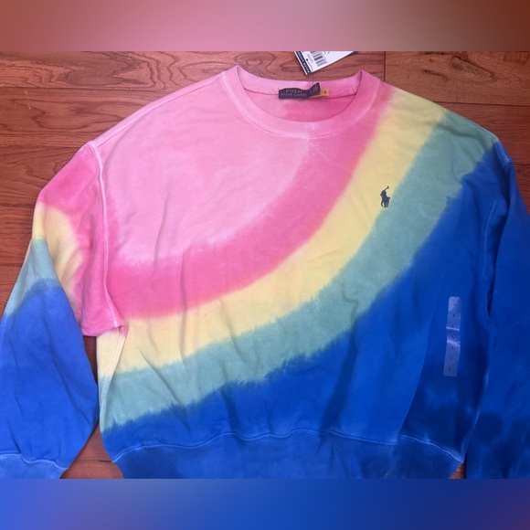 Polo Ralph Lauren Tie-Dye French Terry Sweatshirt NWT - Picture 2 of 4